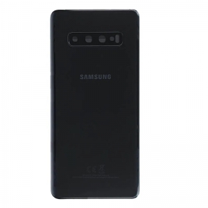 Samsung G975 Galaxy S10+ kryt baterie + lepítka + sklíčko kamery black