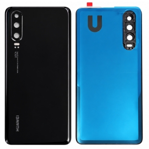 Kryt baterie Huawei P30 + sklíčko kamery black