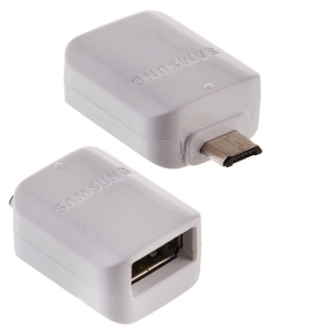Adapter Samsung GH96-09728A OTG USB / micro USB (bulk) originál barva bílá