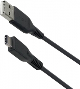 Datový kabel USB Typ C, barva černá, 2 metry