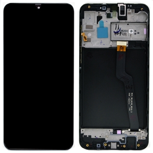 Dotyková deska Samsung A105F Galaxy A10 DUAL SIM CZ + LCD + rámeček black Service Pack - originál