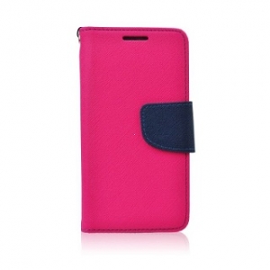 Pouzdro FANCY Diary iPhone XS MAX (6,5) barva růžová/modrá