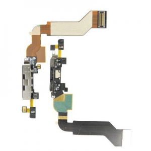 Flex iPhone 4S s dobíjecím konektorem černý