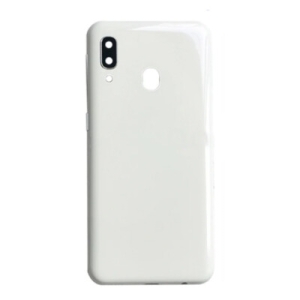 Kryt baterie Samsung A202 Galaxy A20e + sklíčko kamery white
