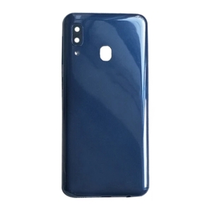 Kryt baterie Samsung A202 Galaxy A20e + sklíčko kamery blue