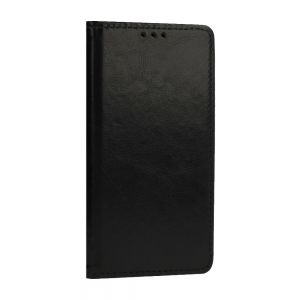 Pouzdro Book Leather Special iPhone X, XS (5,8), barva černá