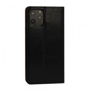 Pouzdro Book Leather Special iPhone 11 Pro, barva černá