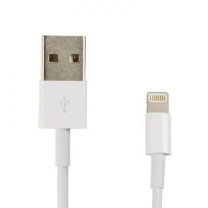 Datový kabel USB A na Lightning (8-pin) iOS7+ délka 1m, barva bílá BOX