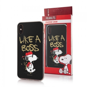 Pouzdro iPhone XS Max (6,5) Snoopy vzor 037