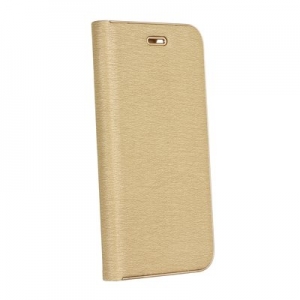 Pouzdro LUNA Book Samsung G985 Galaxy S20 Plus, barva zlatá