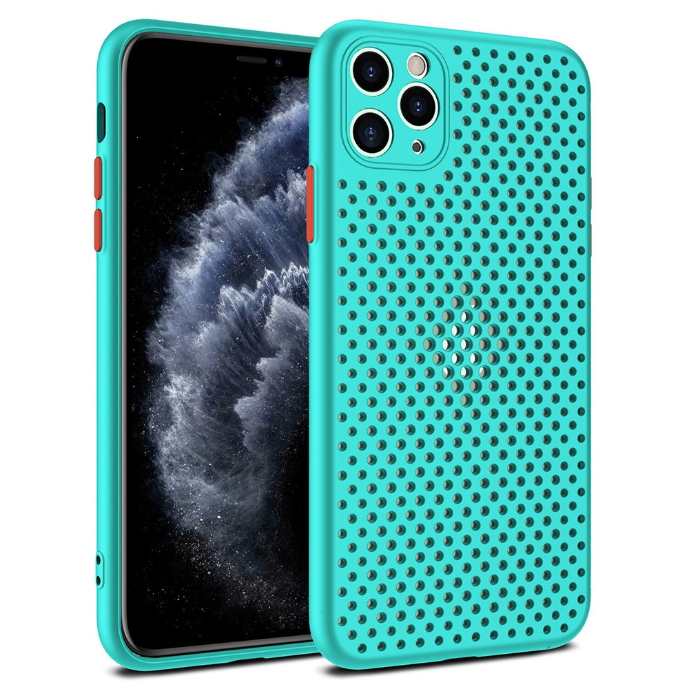 Pouzdro Breath Case iPhone 11 Pro (5,8), barva tyrkysová