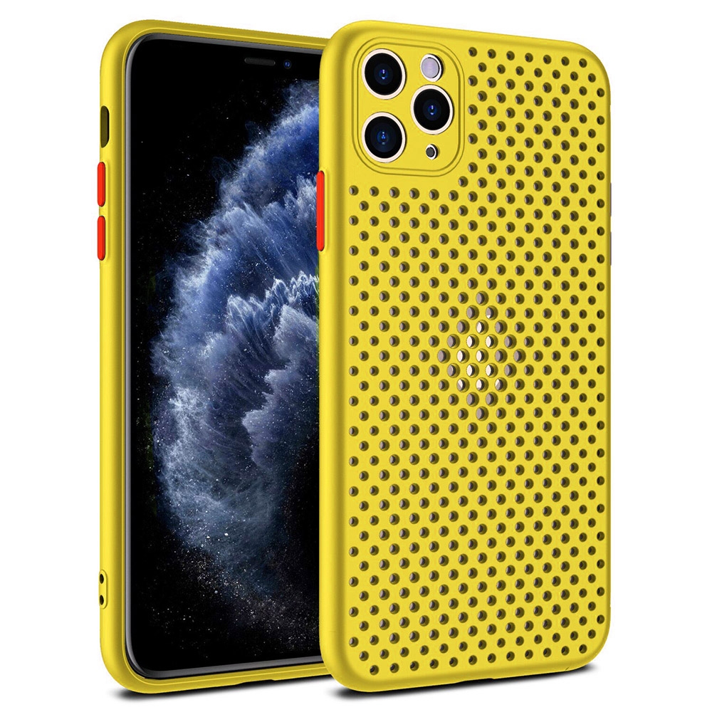 Pouzdro Breath Case iPhone 11 Pro, barva žlutá