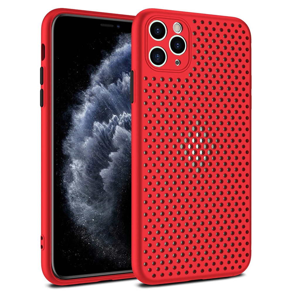Pouzdro Breath Case Huawei P40 Pro, barva červená