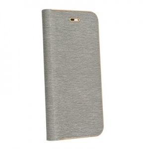 Pouzdro LUNA Book Samsung A715 Galaxy A71, barva šedá
