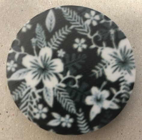 Držák PopSocket - barva černá, květina