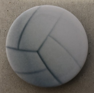 Držák PopSocket - barva bílá, volejbalový míč