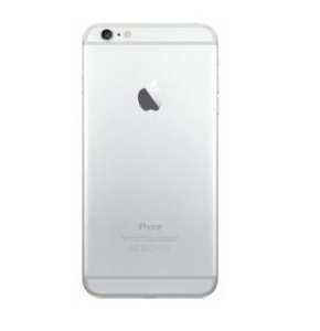 Kryt baterie + střední iPhone 6  silver / white - OSAZENÝ