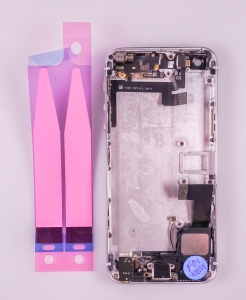 Kryt baterie + střední iPhone 5S originál barva white - OSAZENÝ