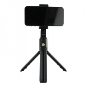 Selfie držák se stativem K07 - 3,5mm jack, barva černá