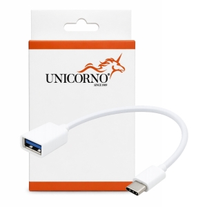 Adaptér USB OTG na USB C, barva bílá