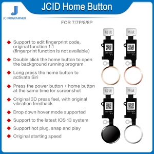 Flex iPhone 7, 7P, 8, 8P, SE2020, SE2022 UNIVERSAL JCID HOME Button gold