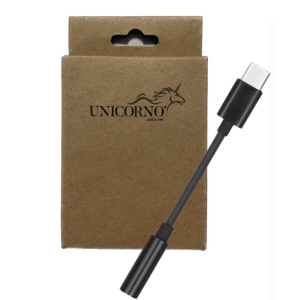 Adaptér USB C na Jack 3,5mm (female), barva černá