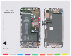 Magnetická podložka na opravu telefonu iPhone 11 PRO