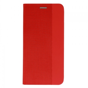 Pouzdro Sensitive Book iPhone 12 Pro Max, barva červená