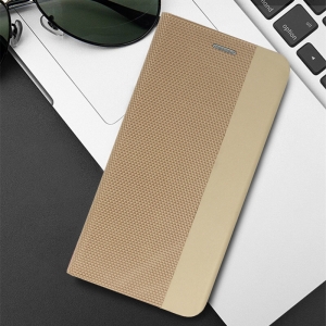Pouzdro Sensitive Book iPhone 12 Pro Max, barva zlatá
