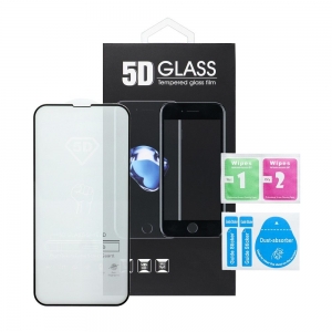Tvrzené sklo 5D FULL GLUE iPhone 12 Mini (5,4) černá