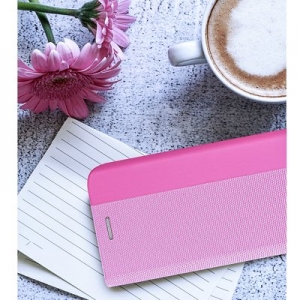 Pouzdro Sensitive Book iPhone 12 Mini, barva růžová