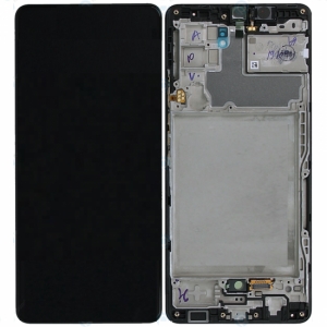 Dotyková deska Samsung A426 Galaxy A42 5G + LCD + rámeček black Service Pack - originál