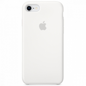 Silicone Case iPhone 7, 8, SE (2020) white (blistr)