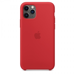 Silicone Case iPhone 11  red (blistr)