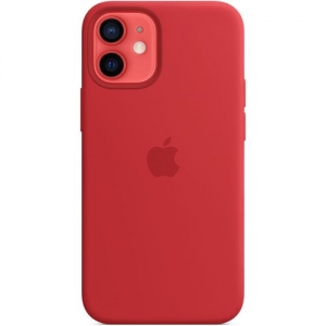 Silicone Case iPhone 12 PRO MAX Red (blistr) - MagSafe