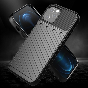 Pouzdro Thunder Case iPhone 12, 12 Pro (6,1), barva černá
