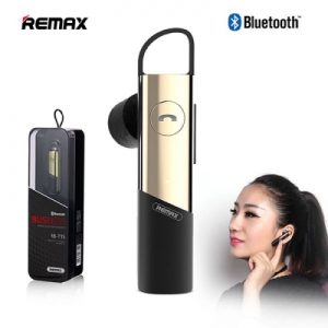 Bluetooth headset REMAX RB-T15 (multi-point + EDR) barva zlatá