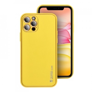 Pouzdro Leather Back Case iPhone 11 Pro (5,8), barva žlutá