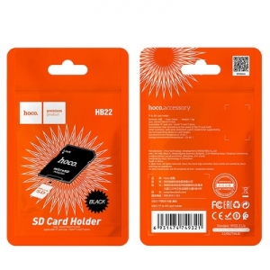 Hoco HB22 adaptér paměťové karty Micro SD - SD (TF), barva černá