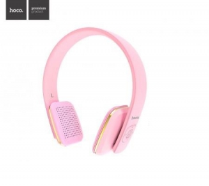 Bluetooth headset HOCO W9 barva růžová
