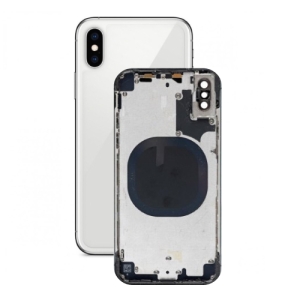 Kryt baterie + střední iPhone XS  silver/white