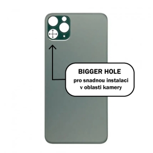 Kryt baterie iPhone 11 PRO MAX green - Bigger Hole