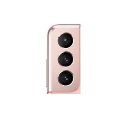 Sklíčko zadní kamery Samsung G991 Galaxy S21 5G s rámečkem pink