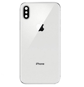 Kryt baterie + střední iPhone XS  silver/white - OSAZENÝ