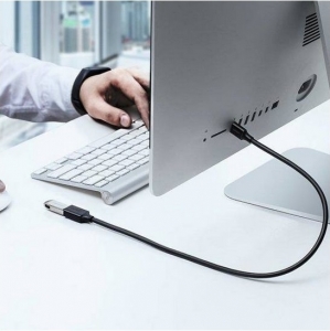 Adaptér UGreen, USB A (male) na USB A (female), 3.0, délka 1m, barva černá