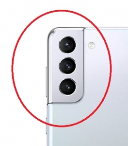 Sklíčko zadní kamery Samsung G996 Galaxy S21+ 5G silver