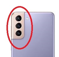 Sklíčko zadní kamery Samsung G996 Galaxy S21+ 5G purple