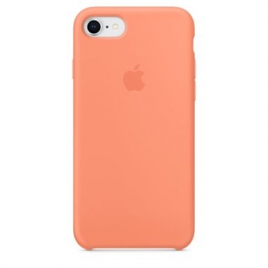 Silicone Case iPhone 7, 8, SE (2020) peach (blistr)