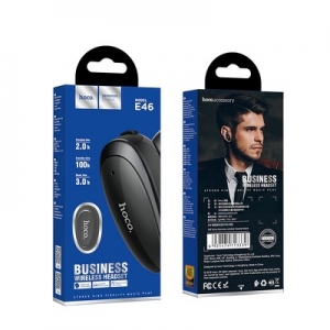 Bluetooth headset HOCO E46 Voice business, barva černá