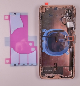 Kryt baterie + střední iPhone XS MAX (6,5) originál barva gold - OSAZENÝ